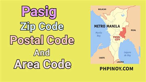 caniogan pasig zip code|Iba pa.